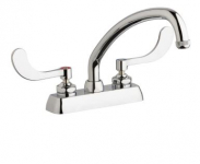 Chicago Faucets W4D-L9E1-317ABCP Workboard Faucet, 4''